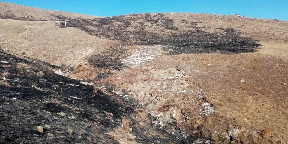 Иргэдийн анхаарал болгоомжгүйгээс шар өвсний түймэр гарлаа