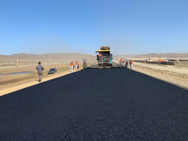 Дарханы замыг асфальтаар хучиж эхэллээ