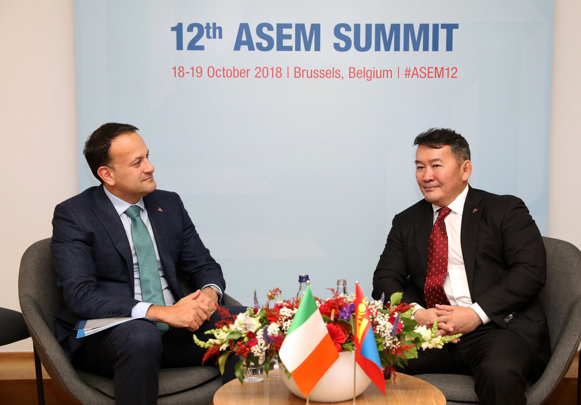 Ирланд улсын Ерөнхий сайд Лео Варадкар Ерөнхийлөгч Х.Баттулгад бараалхлаа