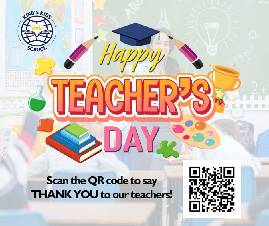 Happy teacher's day!