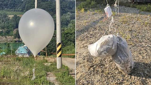 БНАСАУ-аас БНСУ руу хог, ялгадас уясан 150 гаруй бөмбөлөг илгээжээ