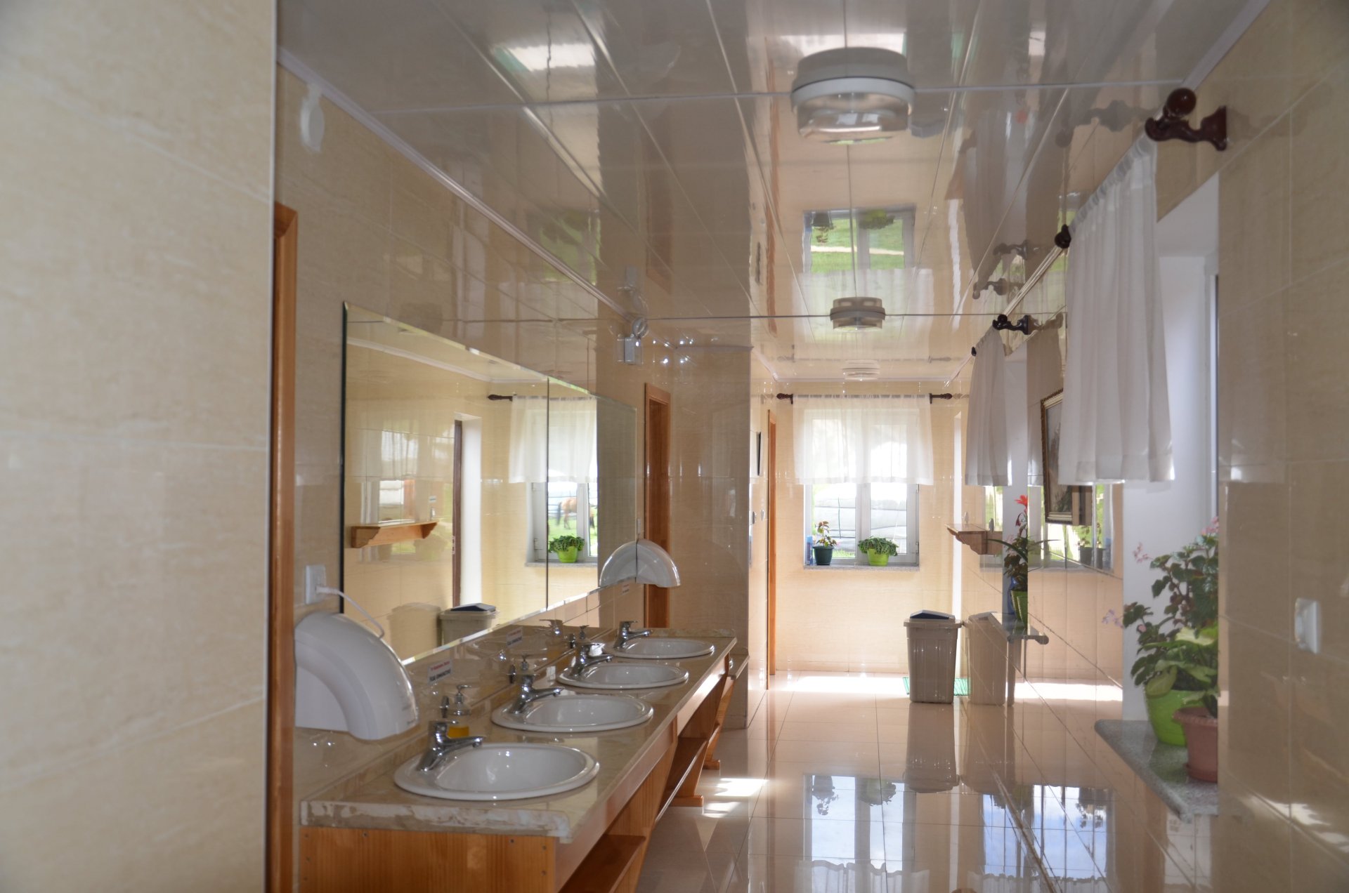 Shower and toilet facilities
