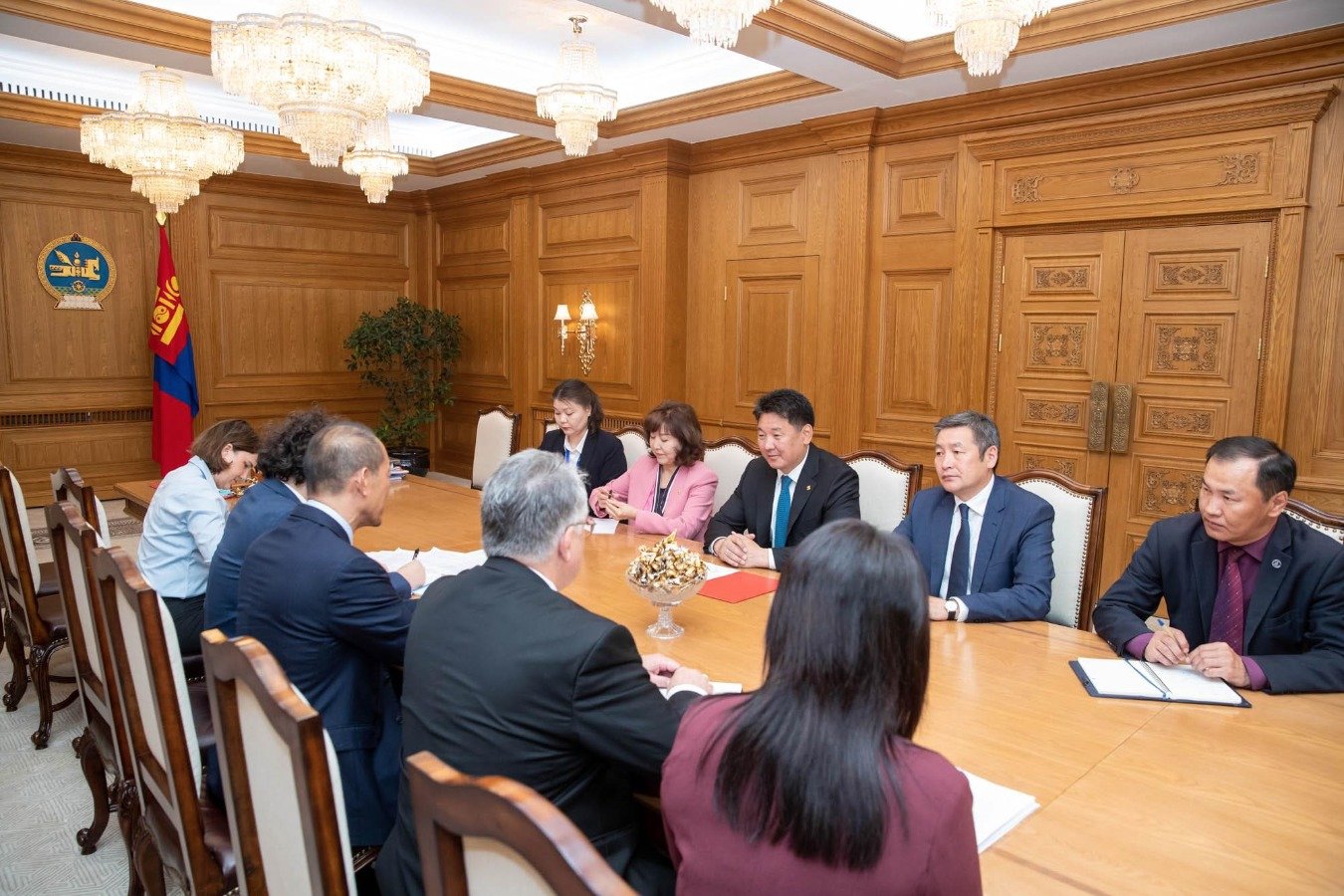 Ерөнхий сайд У.Хүрэлсүх ДЭМБ-ын бүсийн захирлыг хүлээн авч уулзав