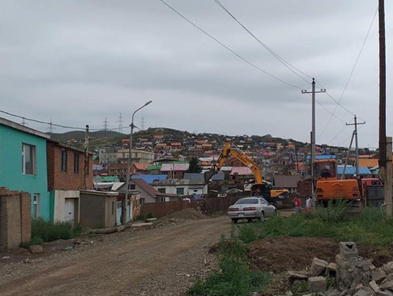 Бүтээн байгуулалтын ажлын газар чөлөөлөлт хийгдэж байна