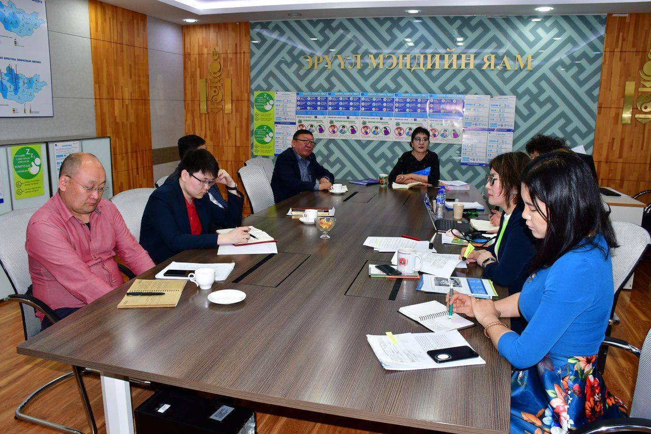 Голомтод ажилласан мэргэжилтэнүүд мэдээлэл хийж, дүгнэн ярилцлаа