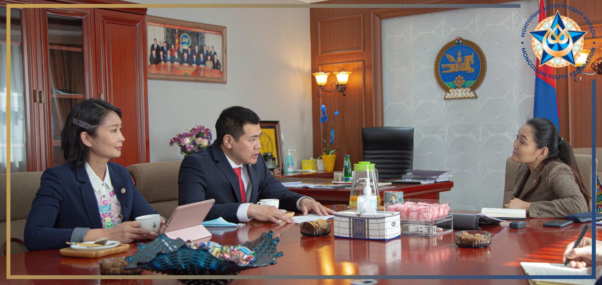 МЗХ-НЫ ЕРӨНХИЙЛӨГЧ О.ГЭРЭЛТ-ОД СОЁЛЫН САЙДТАЙ УУЛЗЛАА