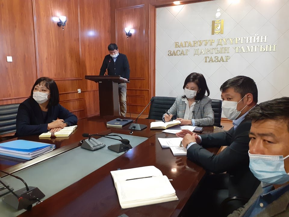 Эрүүл мэндийн дэд сайд Л.Бямбасүрэн Багануур дүүрэгт ажиллаж байна