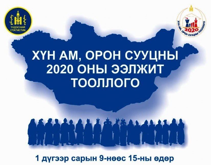 Хүн ам, орон сууцны тооллого энэ долоо хоногт эхэлнэ