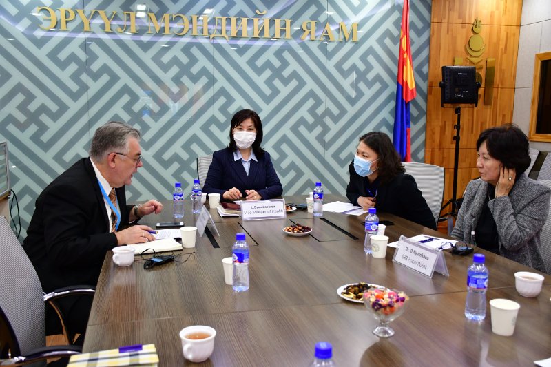 ДЭМБ-ын Номхон Далайн Баруун Бүсийн улсуудын Эрүүл мэндийн сайд нарын цахим хурал зохион байгуулагдлаа