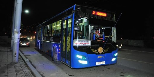 Гурван чиглэлд автобус 05:30-00:30 цагийн хооронд иргэдэд үйлчилж байна