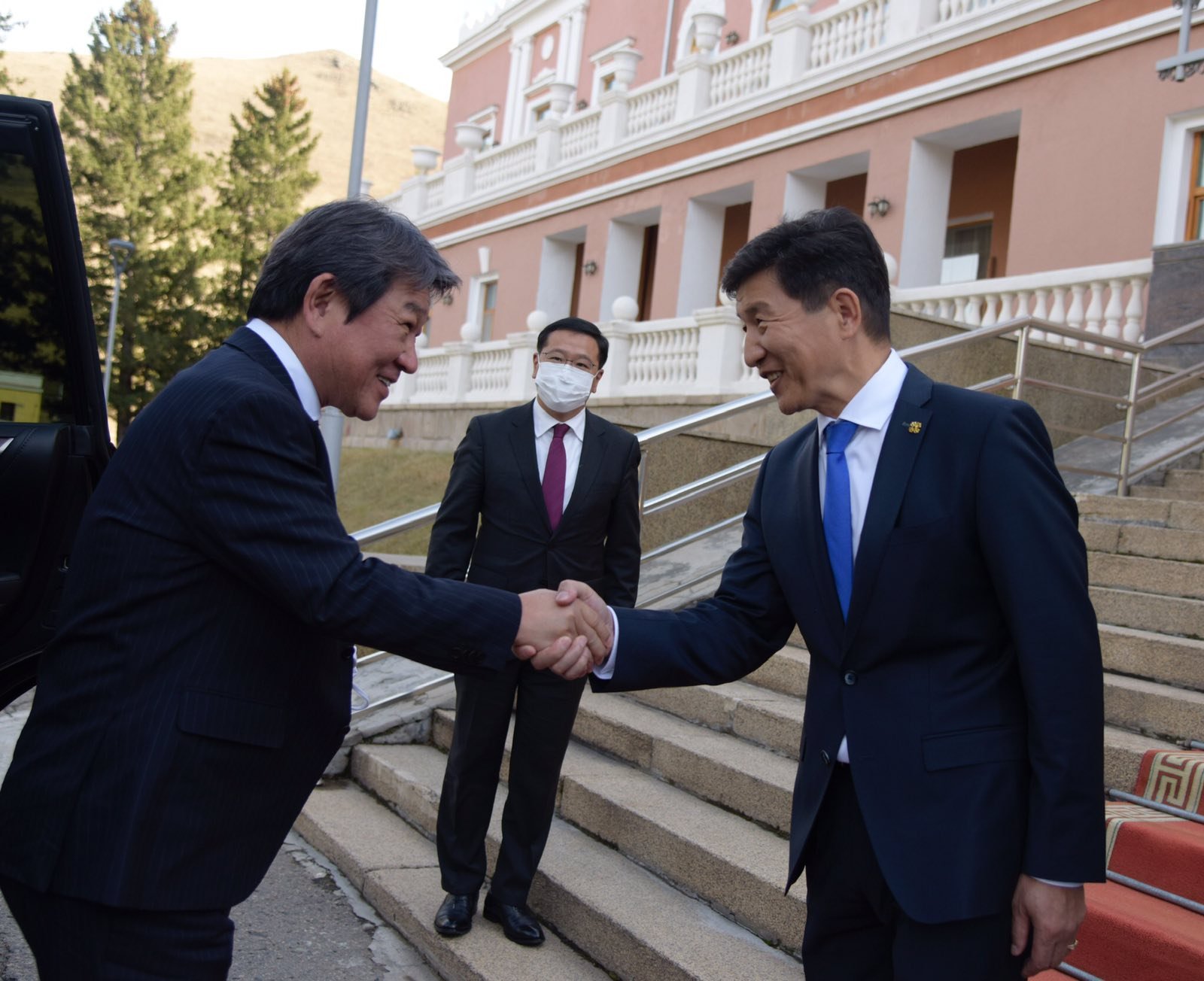 Гадаад харилцааны сайд Н.Энхтайван Япон улсын гадаад хэргийн сайд Т.Мотэги-г хүлээн авав