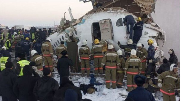 Казахстаны Алматыд онгоц осолдож, есөн хүн амь үрэгджээ