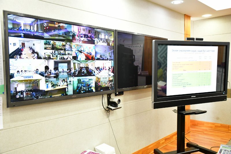 Цахим хуралд ЭМ-ийн Дэд сайд, ЭТГ-ын дарга, ЭМЯ-ны дэргэдэх ЭБЭ-ийн МСЗ-ийн дарга, НҮБ/ХАС-ийн төлөөлөл оролцлоо