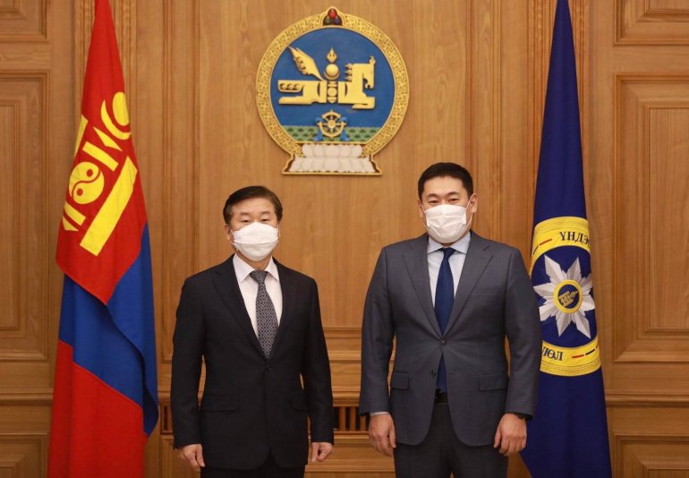 ЕРӨНХИЙ САЙД БНСУ-ЫН ЭЛЧИН САЙДЫГ ХҮЛЭЭН АВЧ УУЛЗАВ