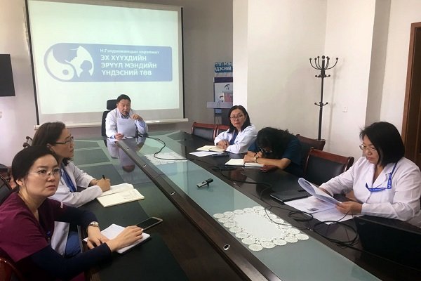 “Жирэмсэн, төрөх, төрсний дараах үеийг хүндрүүлсэн амьсгалын тогтолцооны өвчнүүд, яаралтай авах арга хэмжээ, зөвлөмж” Сэдвээр цахим хурал боллоо