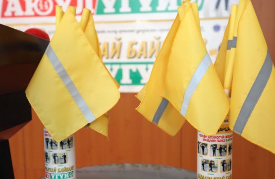 Өнөөдрөөс эхлэн гэрлэн дохиогүй гарцны хажууд байрлуулсан шар дарцгаар зам гарах гэж байгаа хүн жолоочид дохио өгнө