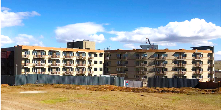 Монгол-Германы хамтарсан их сургуулийн дотуур байрны барилгын явц 80 хувьтай байна