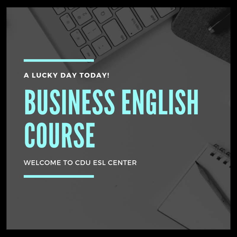 BUSINESS ENGLISH COURSE