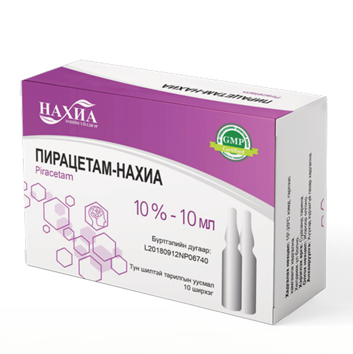 Piracetam - Nakhia 10%-10ml, №10