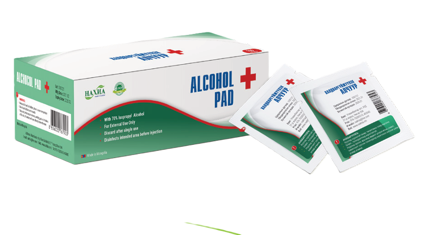 Alcohol pad (70% Isopropyl Alcohol) №100