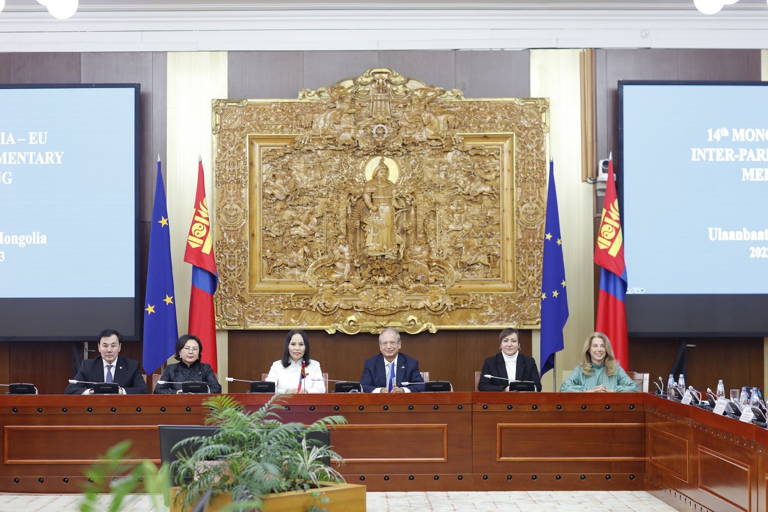 Монгол Улсын Их Хурал-Европын парламент хоорондын 14 дүгээр зөвлөлдөх уулзалт болж өндөрлөлөө