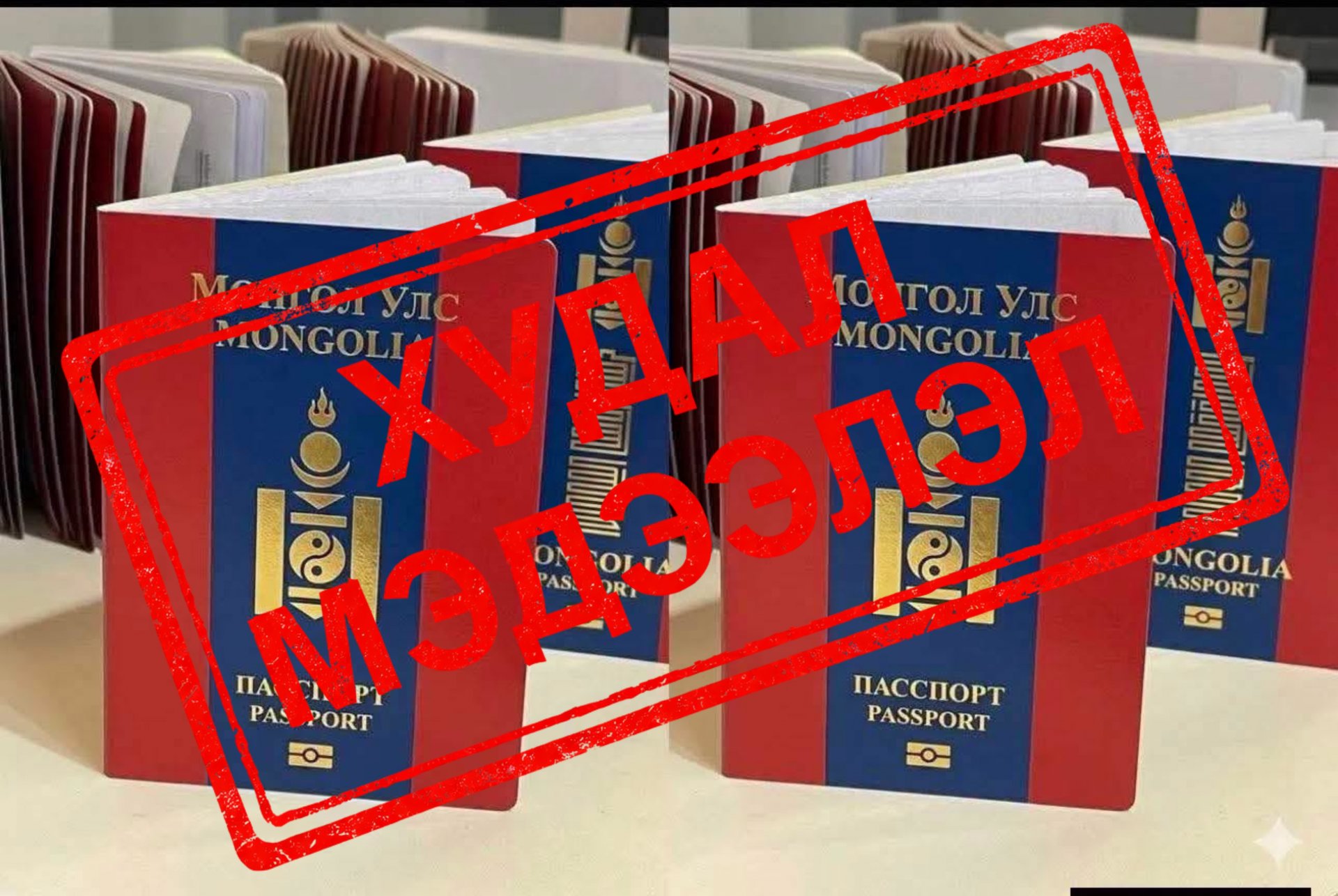 We officially state that the information claiming that the design of the foreign passport has been updated is false and unfounded