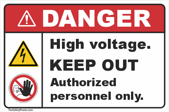 Danger - High voltage