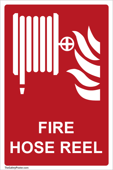 Fire hose reel sign, Fire hose reel sign, Fire hose