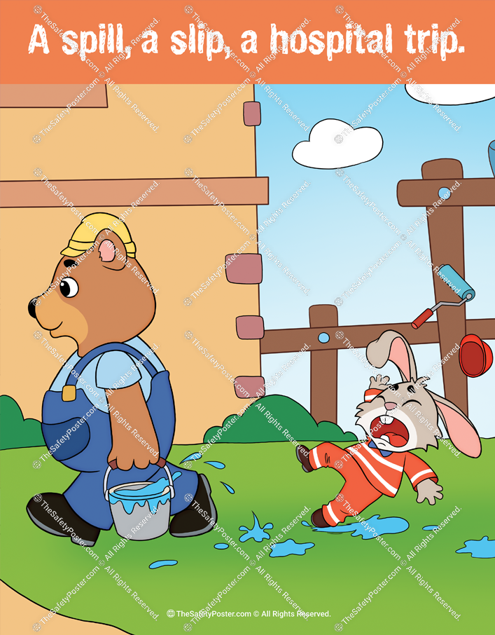 A spill, a slip, a hospital trip