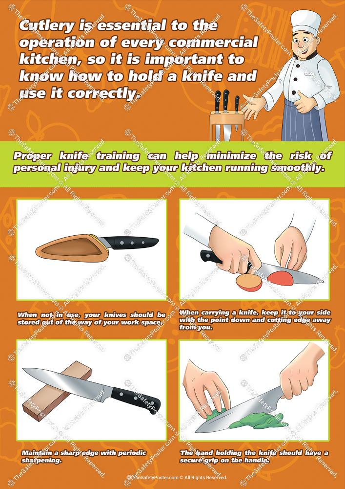 Chef knife safety