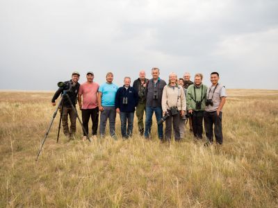 After observing 3 snow leopards for an entire day and 8 Pallas's cat within 3 days. 