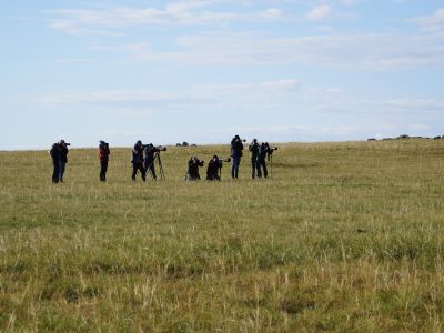 One of the many photography opportunities in the steppe. 