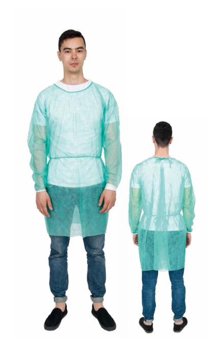 Isolation Gown (With Knitted Cuff)