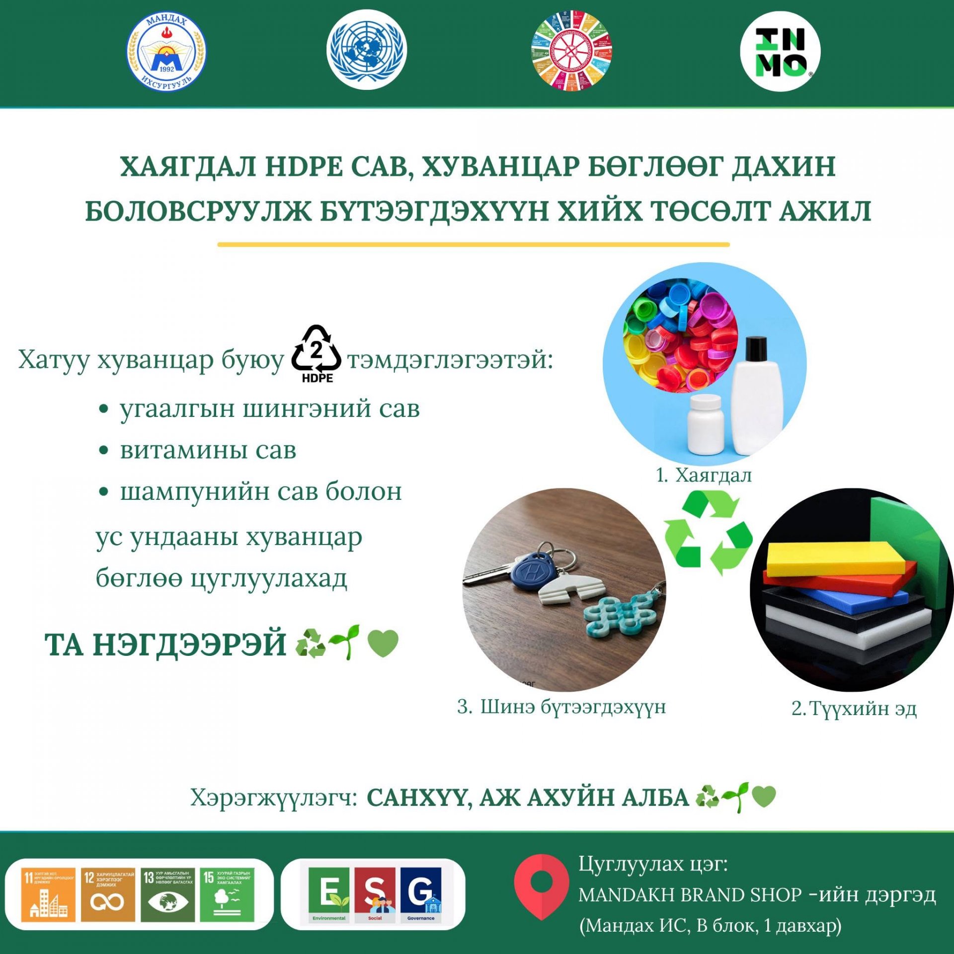 ХУВАНЦАР ДАХИН БОЛОВСРУУЛАХ АЯНД НЭГДЭЦГЭЭЕ
