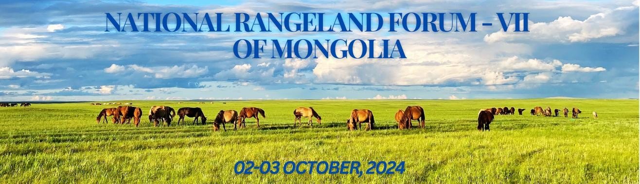 MONGOLIAN NATIONAL RANGELAND FORUM VII