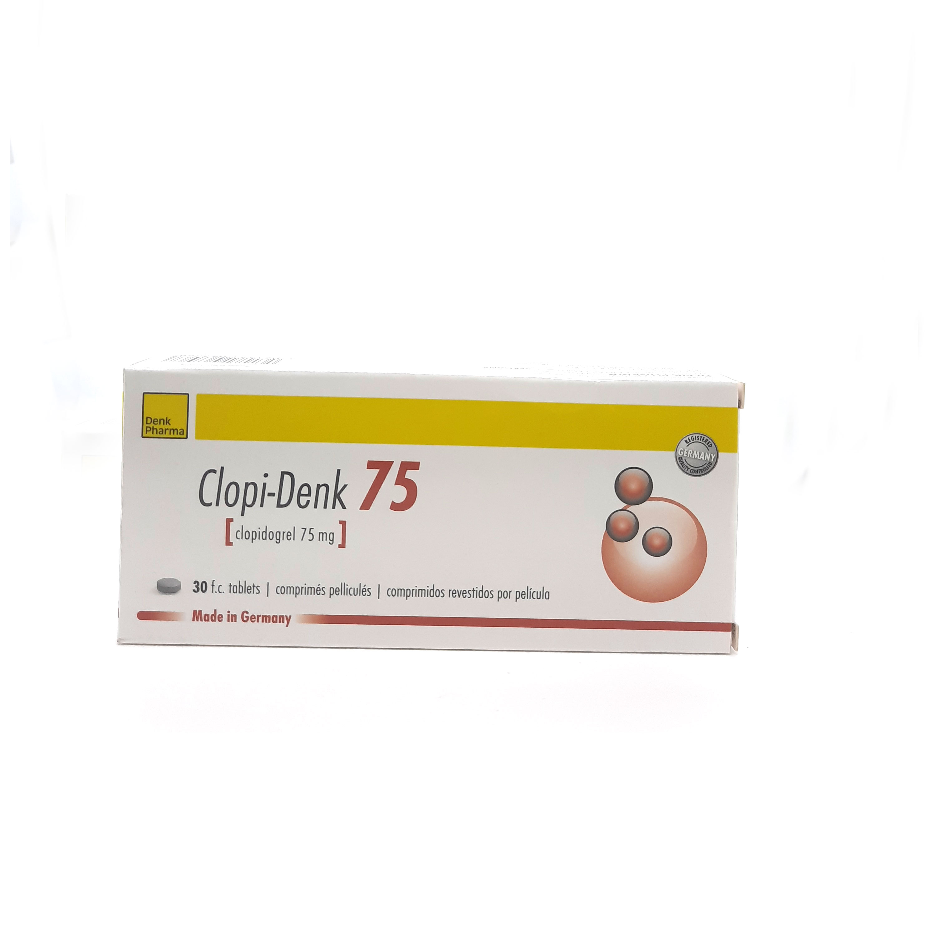 Клопи-Денк(клопидогрел) 75 мг №30 Денк