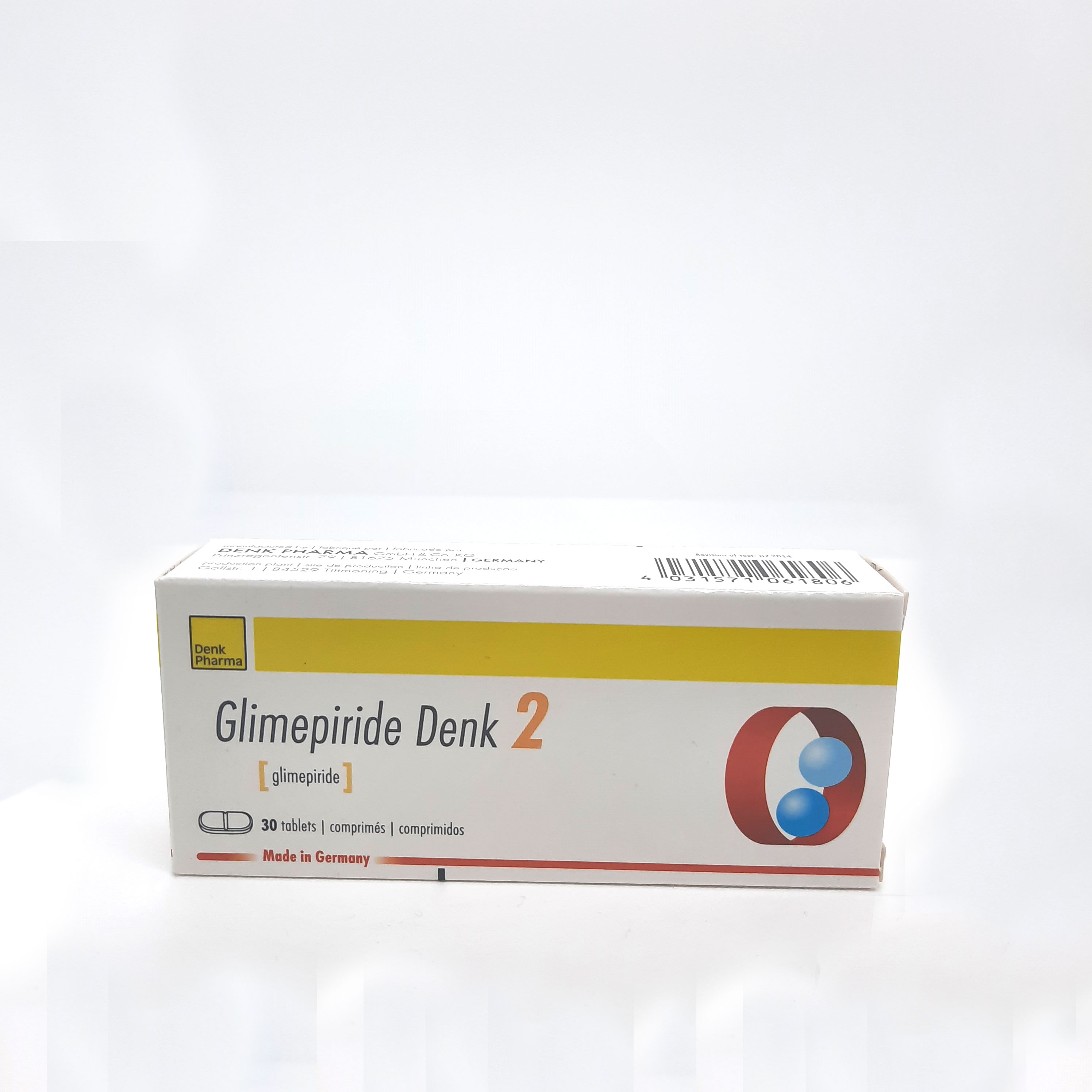 Глимепирид-Денк шах 2мг №30 | Глимепирид денк | ЦАХИУР ТӨМӨР АГАР