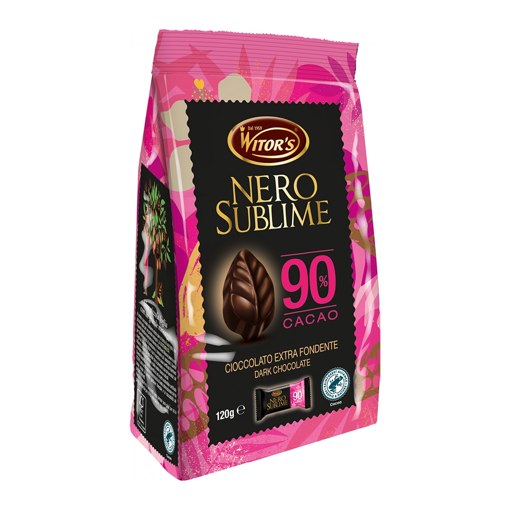 Шоколад - хар, 90% какао 120гр - Nero sublime 90%