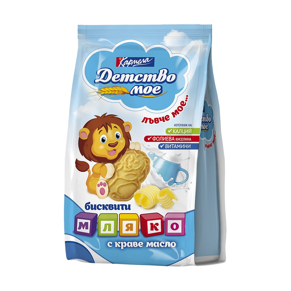 Жигнэмэг - сүүтэй, хүүхдийн 100гр - Plain biscuits detstvo moe milk