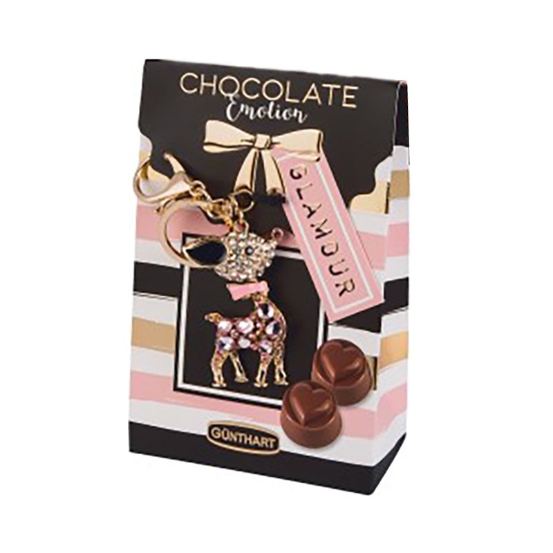 Шоколад - түлхүүрийн оосортой 72гр - Keychain gift box glamour