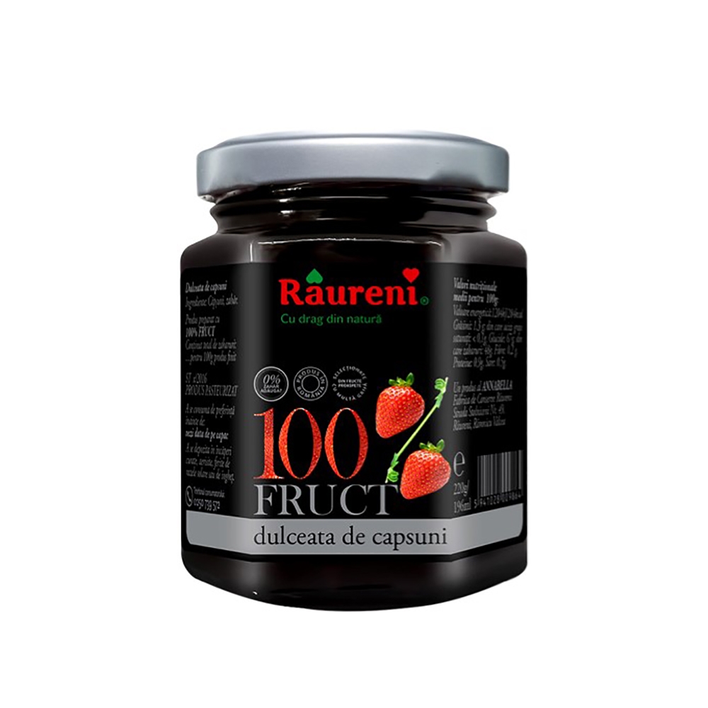 Жимсний чанамал - гүзээлзгэнийн 230гр - Strawberry Preserves 100% fruits