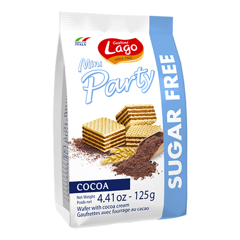  Вафли - сахаргүй, какаотой 125гр Mini party Cocoa Sugar free 