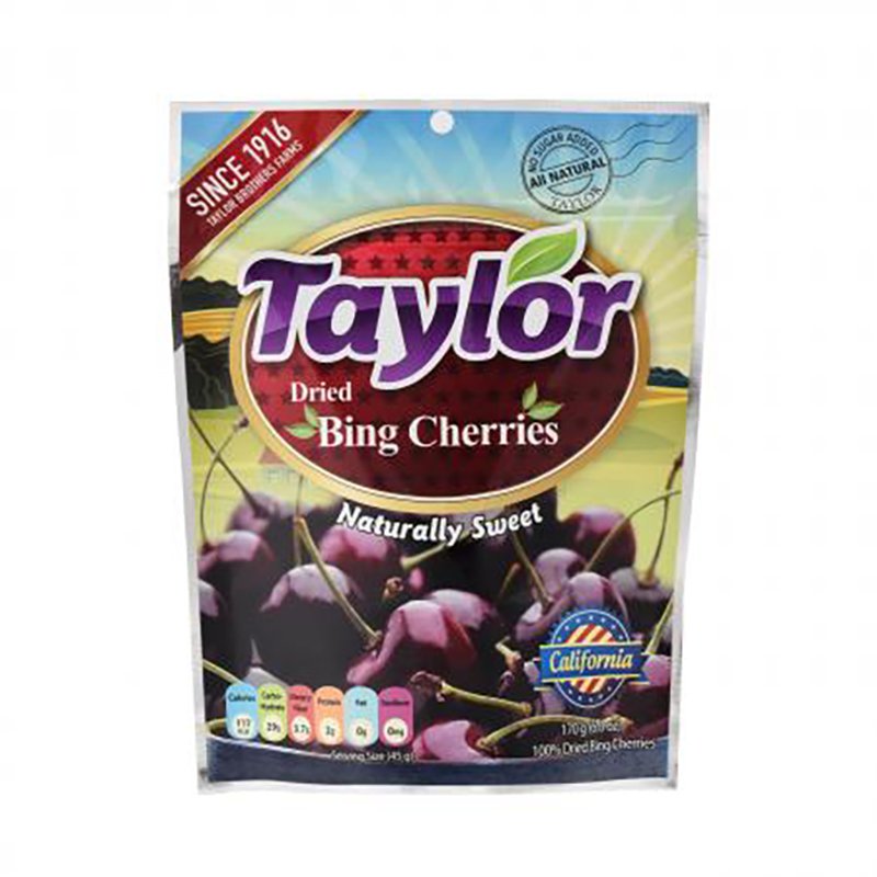 Хатаасан жимс - интоор 170гр - Taylor - Dried bing cherries bagged