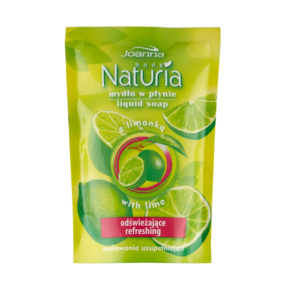 Шингэн савангийн запас - лайм жимсний хандтай 300мл - Naturia body liquid soap lime doypack