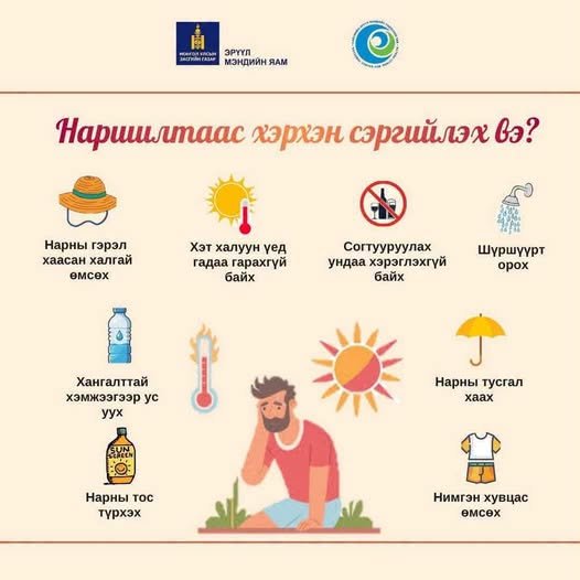 Наршилтаас хэрхэн сэргийлэх вэ?