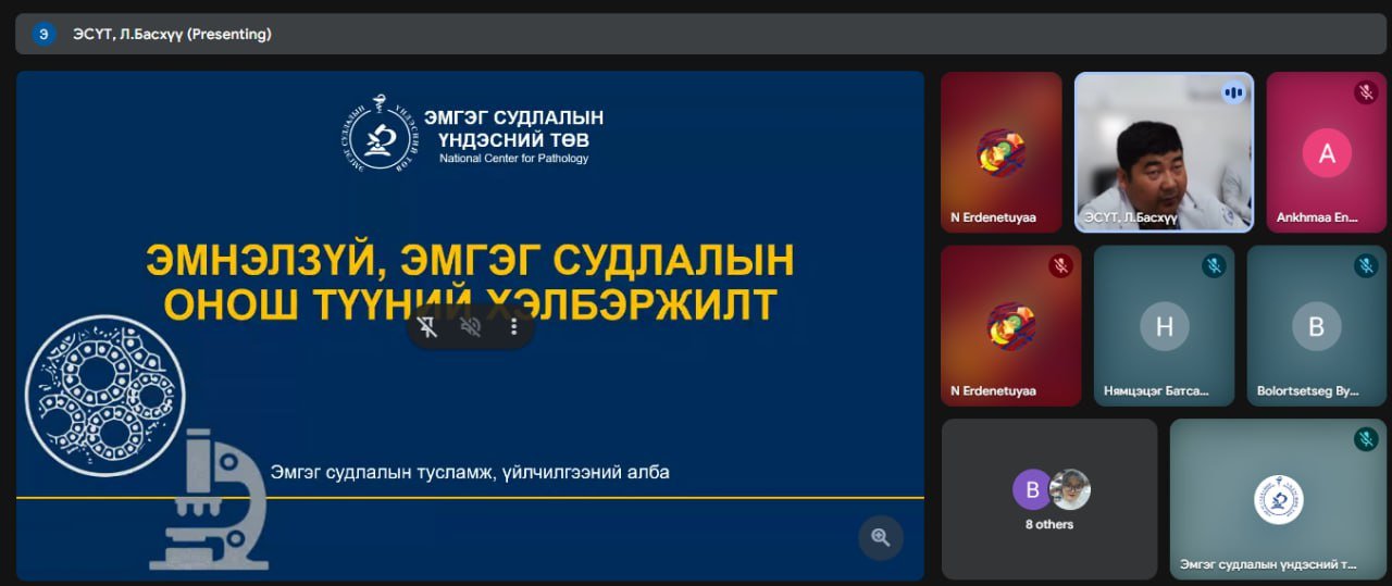 “ЭМНЭЛЗҮЙ, ЭМГЭГ СУДЛАЛЫН ОНОШ ТҮҮНИЙ ХЭЛБЭРЖИЛТ”  СУРГАЛТ ЗОХИОН БАЙГУУЛЛАА