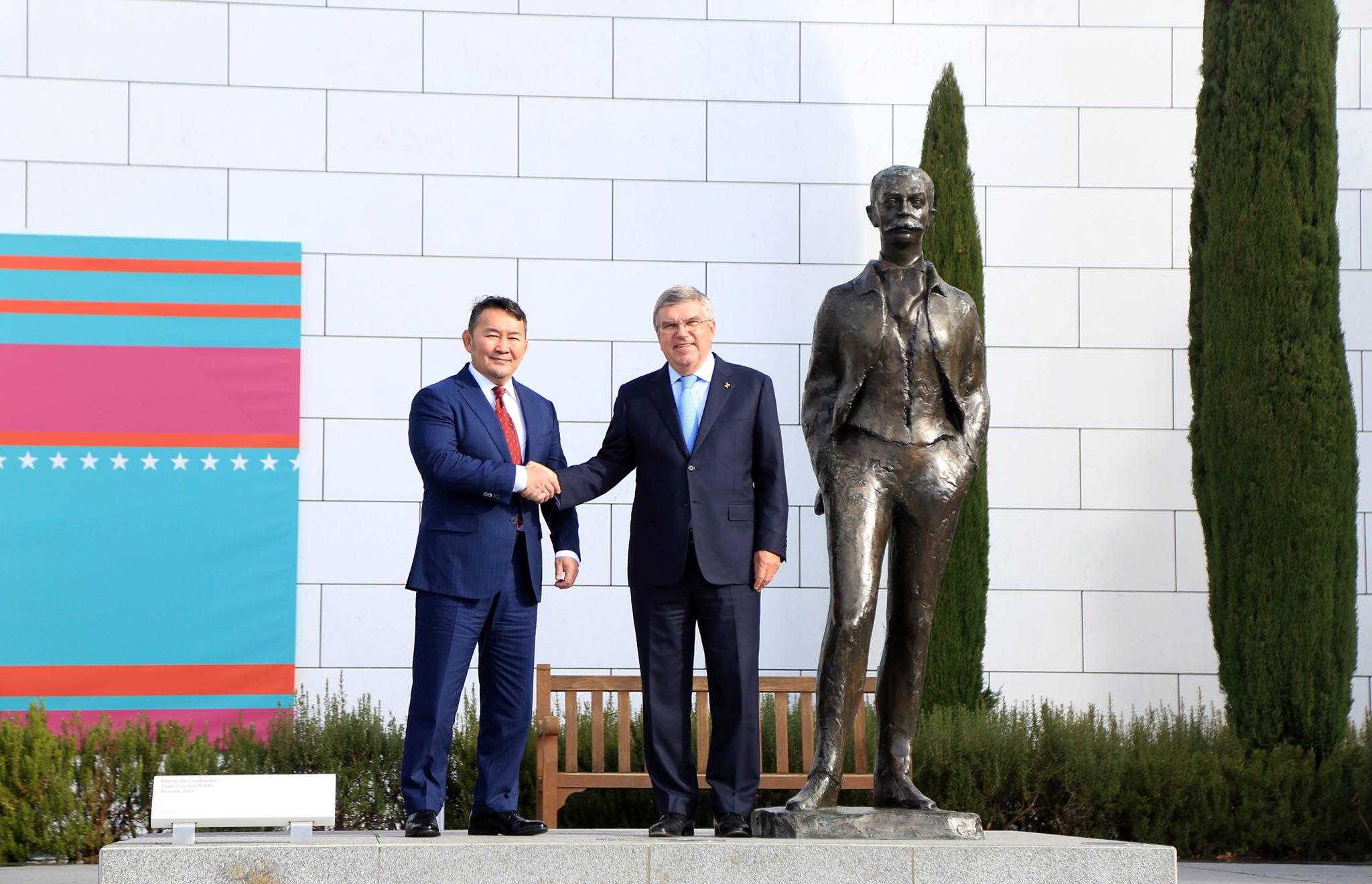 Ерөнхийлөгч Х.Баттулга Олон улсын олимпын холбооны ерөнхийлөгч Томас Бахтай уулзлаа