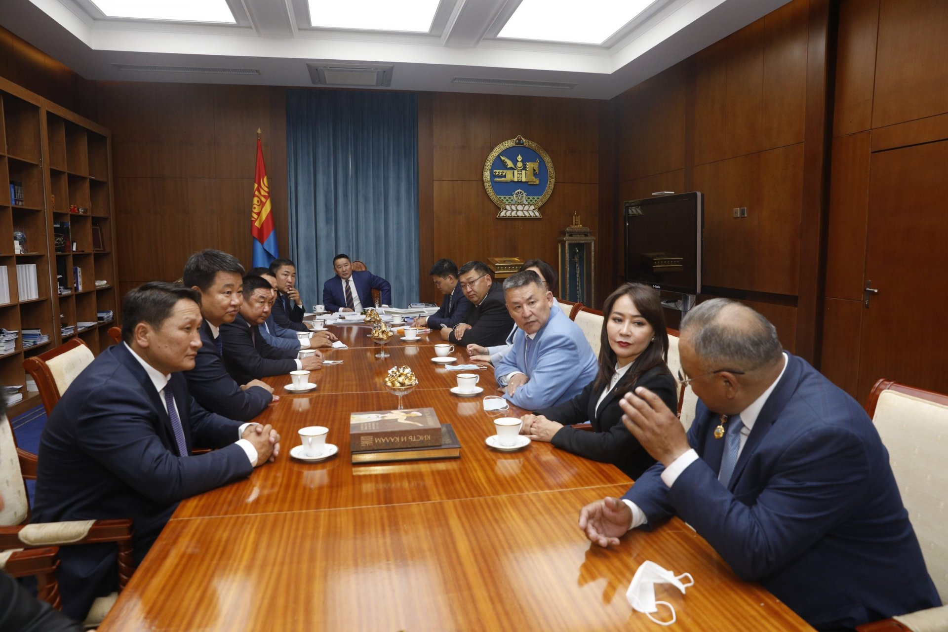 Монгол Улсын Ерөнхийлөгч Х.Баттулга АН-аас сонгогдсон УИХ-ын гишүүдийг хүлээн авч уулзав