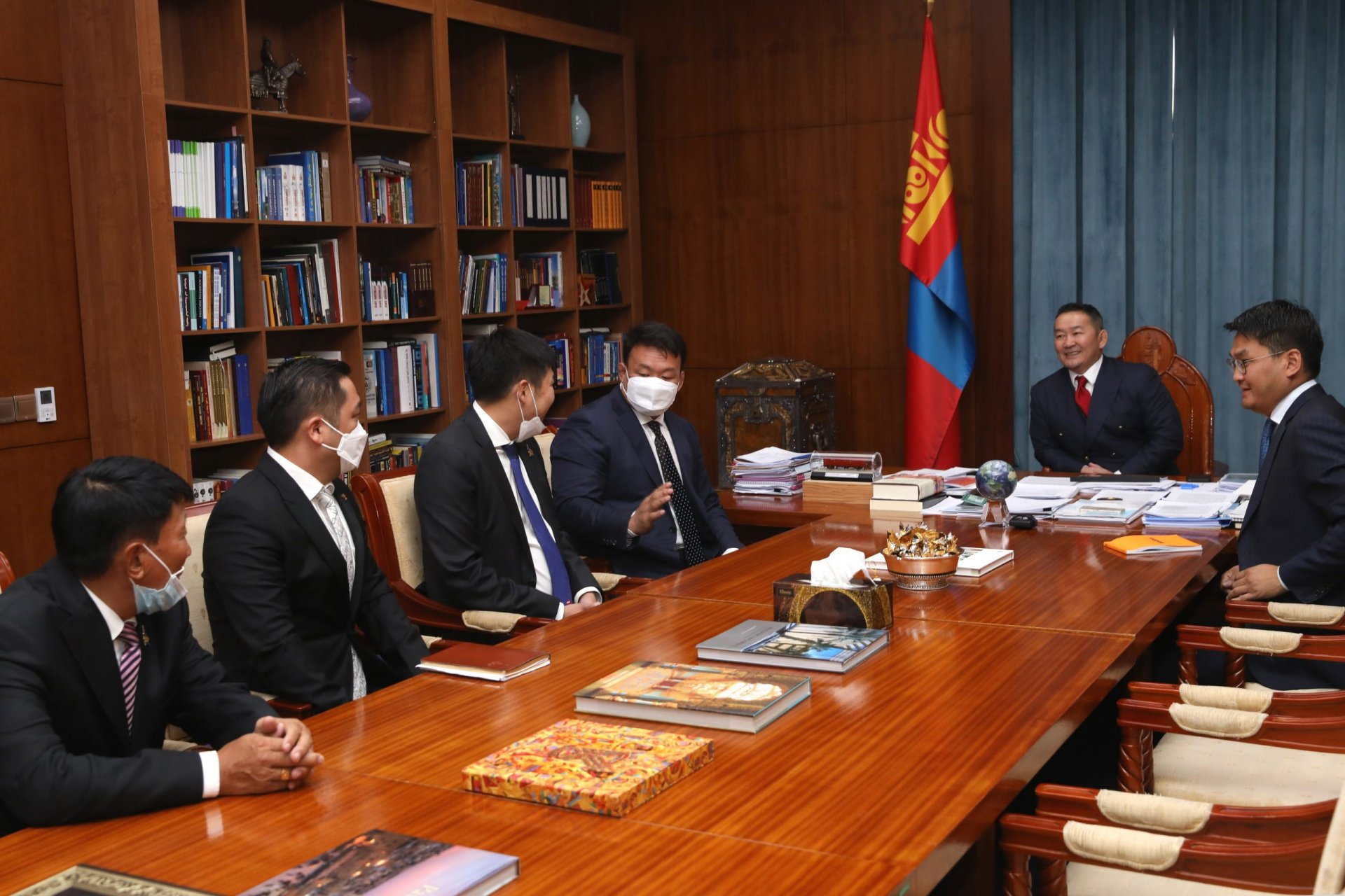 Монгол Улсын Ерөнхийлөгч Х.Баттулга МҮОХ-ны удирдлагуудыг хүлээн авч уулзлаа