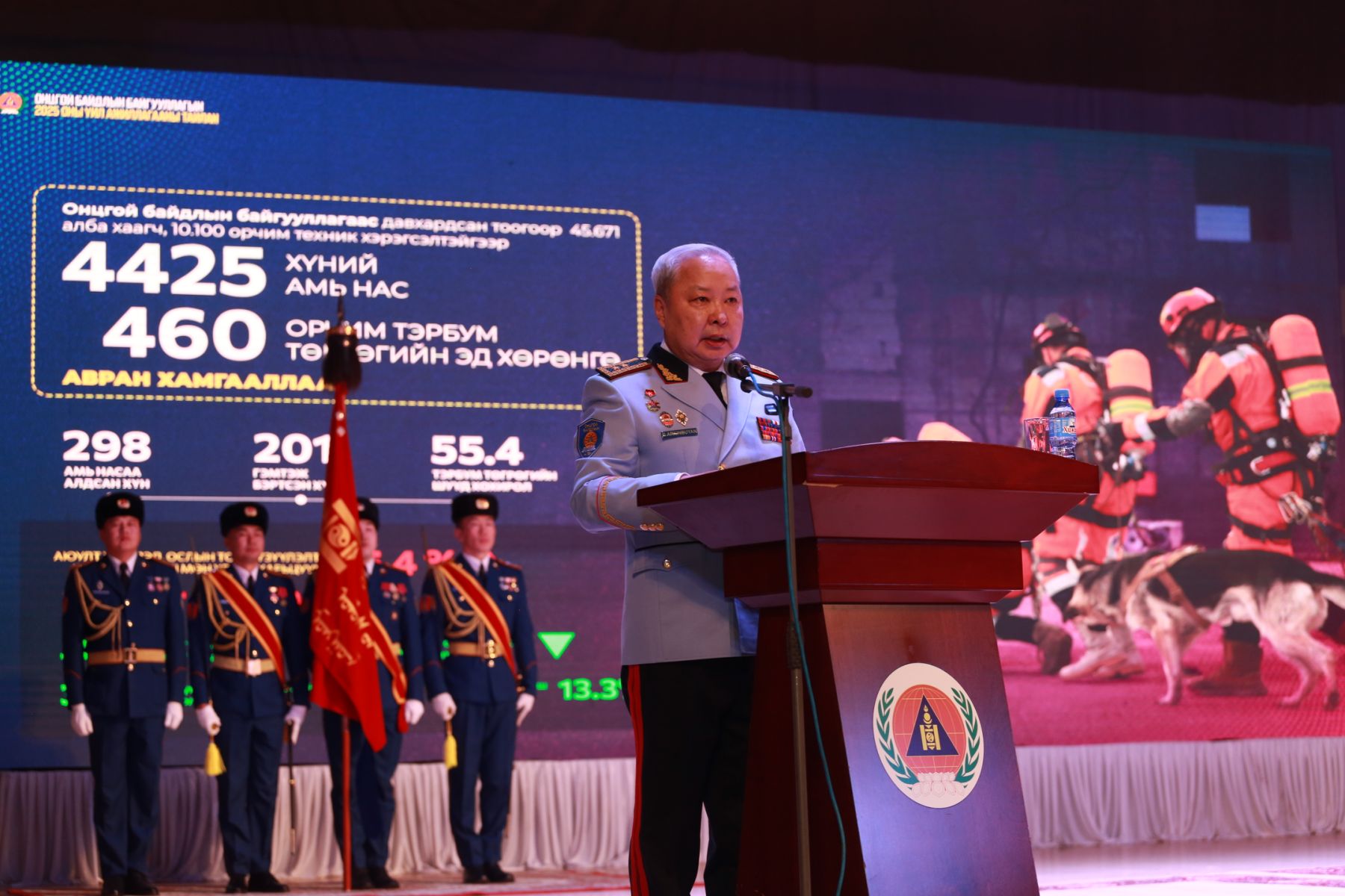 Онцгой байдлын байгууллагын алба хаагчид 4425 иргэний амь нас, 460 орчим тэрбум төгрөгийн эд хөрөнгийг авран хамгааллаа